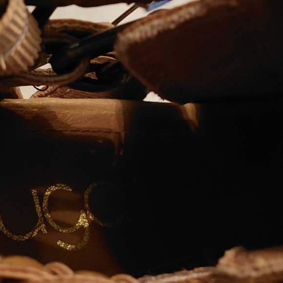 Sugar Women's Beige Peep-Toe Heels - Picture 5 of 6